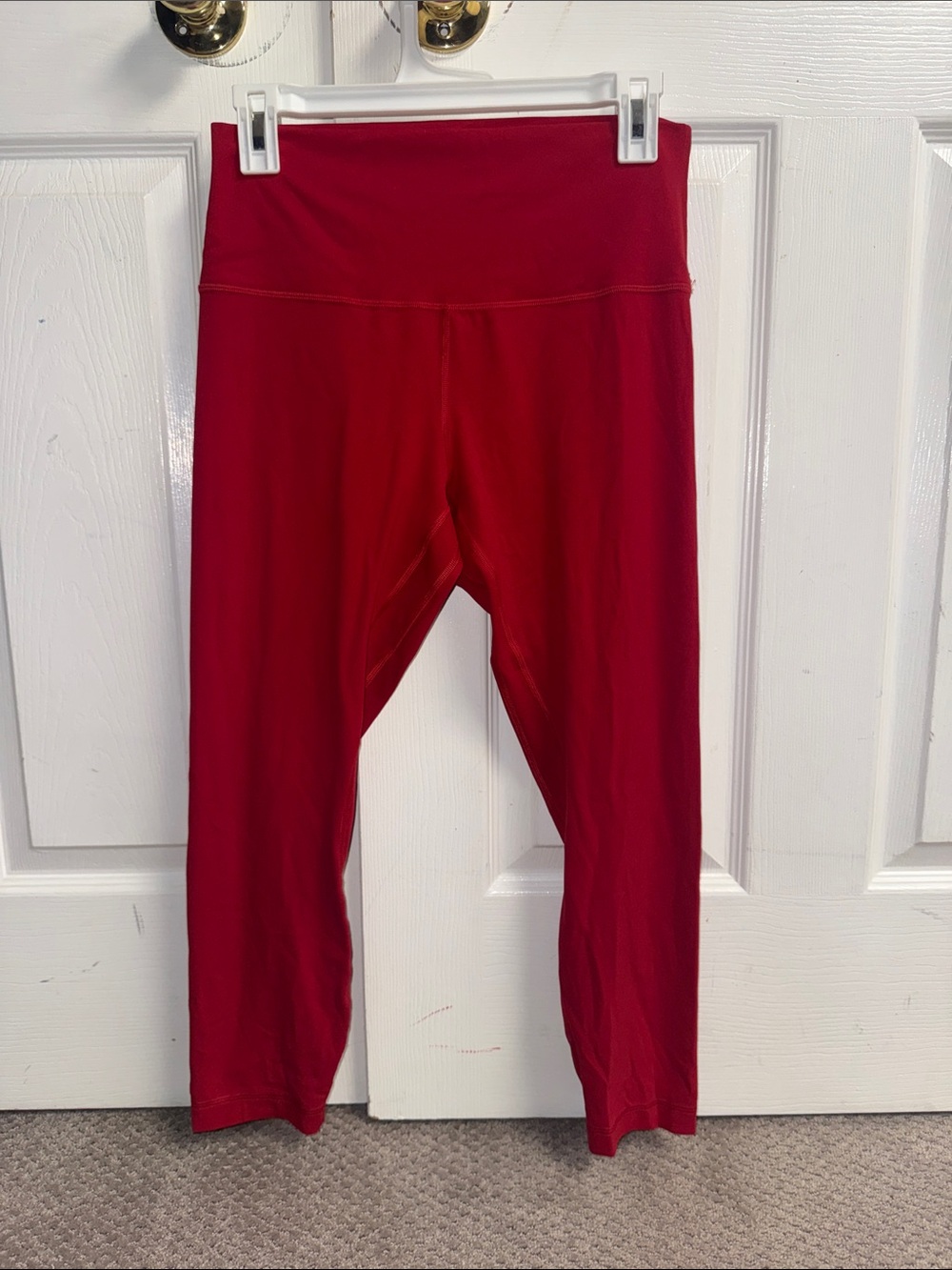 Lululemon Size 10 Red Lunar New Year Leggings Align